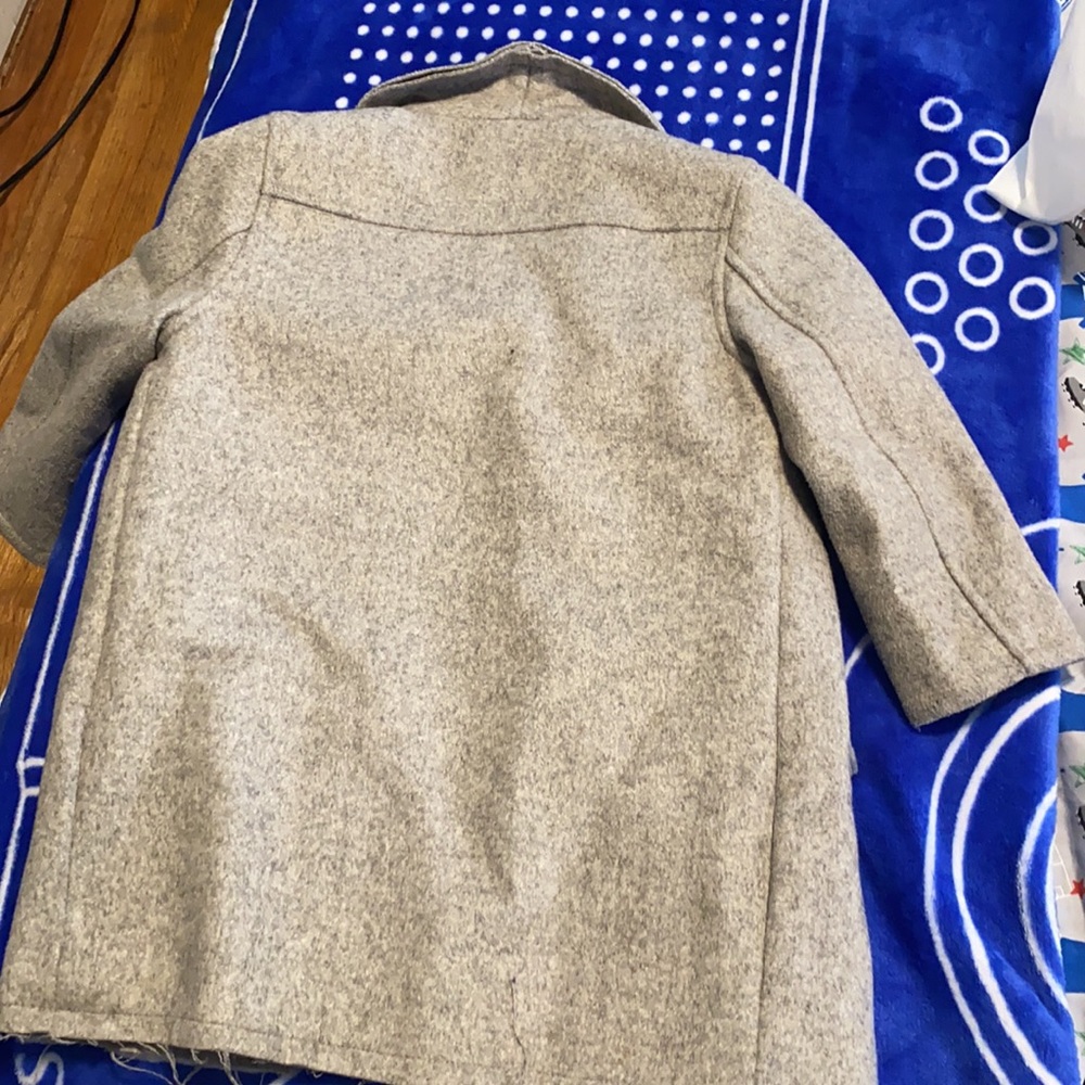 Gray wool coat - Picture 4 of 4